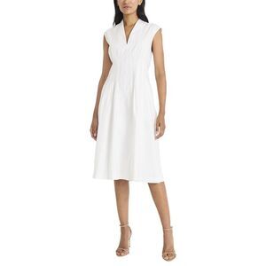 Maggy London Womens  Midi Dress, White